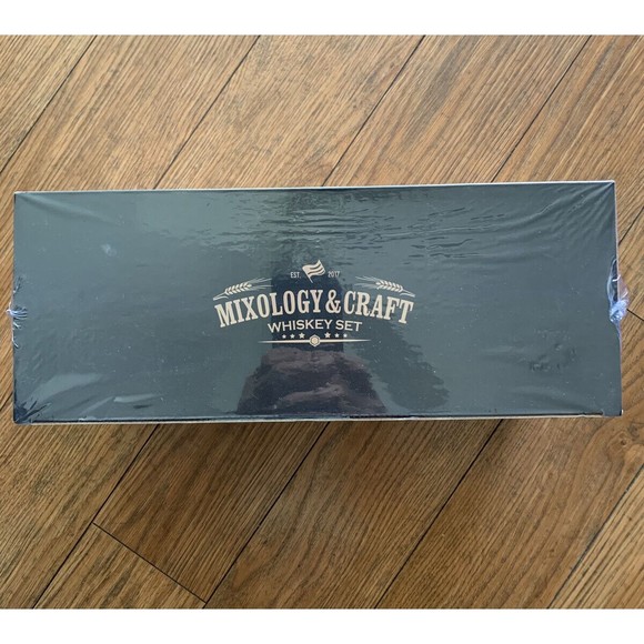 Mixology & Craft Whiskey Set ~ 13 pcs. Kit ~ w/ 2 Old Fashion Glasses ~ New - Picture 9 of 16